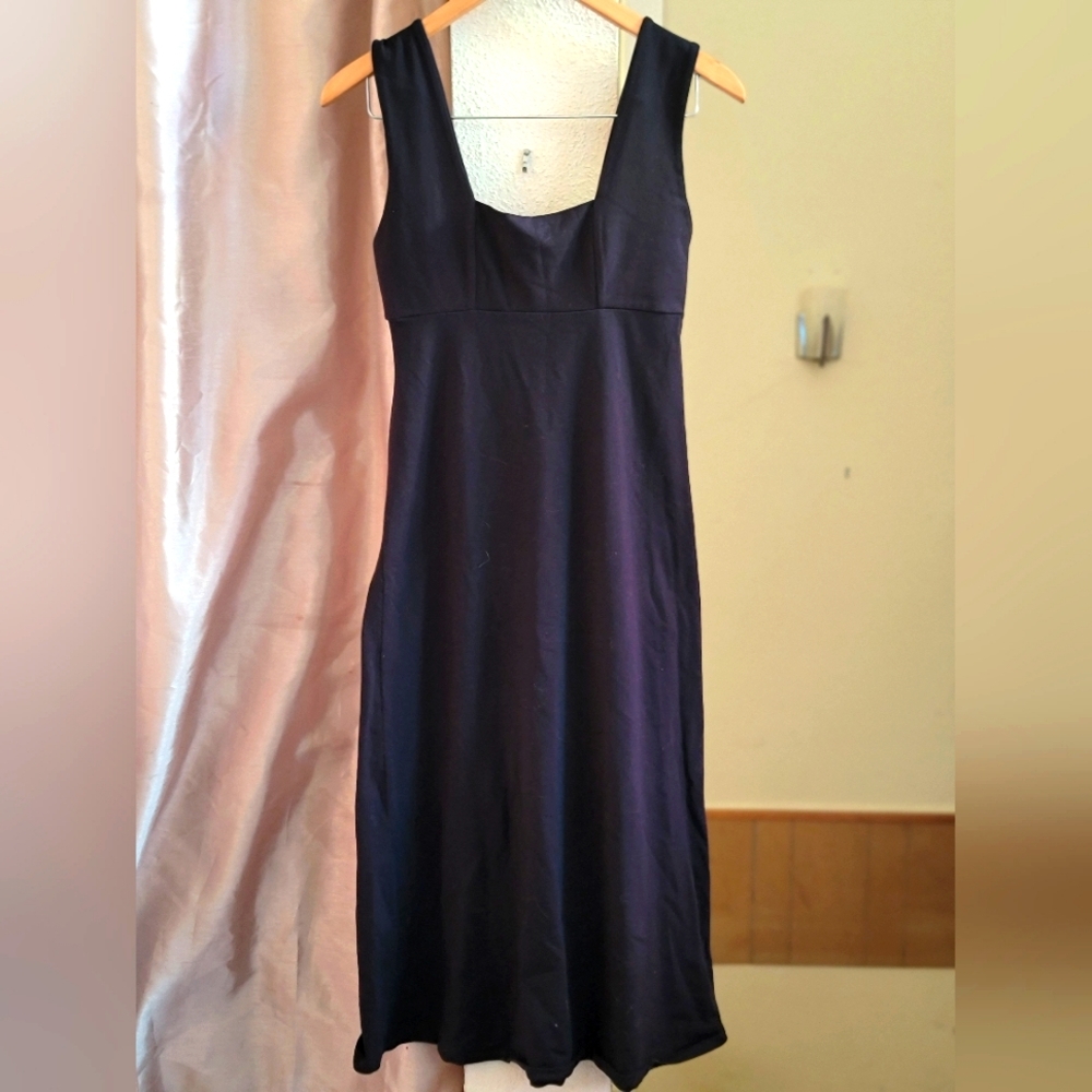 Black midi dress from biondo size small
